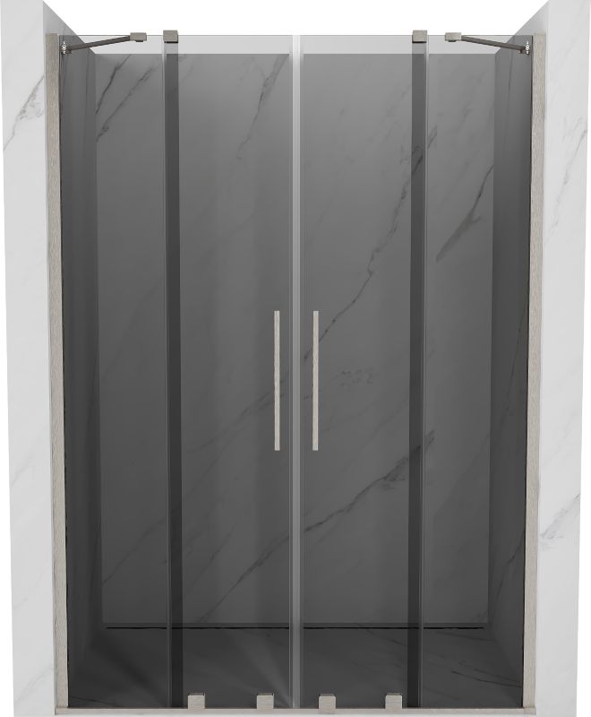 Drzwi prysznicowe rozsuwane Mexen Velar grafit 150x200 1 szt.