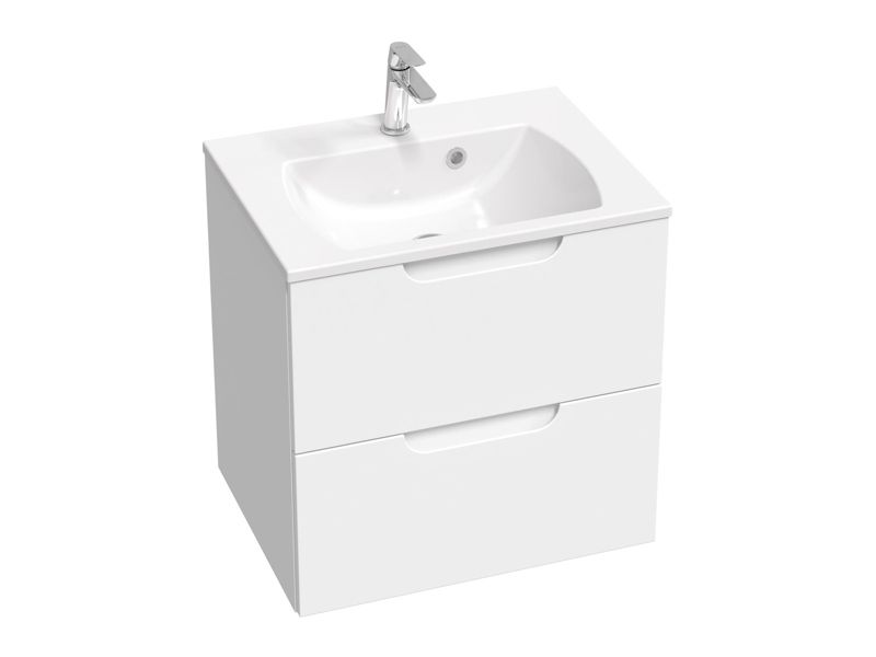 Szafka podumywalkowa z dwiema szufladami Ravak SD CLASSIC II N 800 biała/biała 1 szt