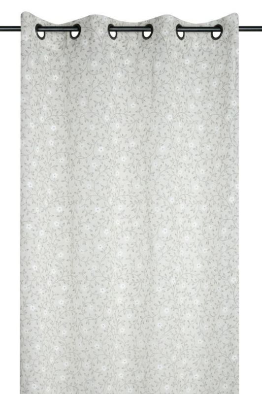 Firana STOF STOF beżowa kwiaty 140x260 cm 1 szt.