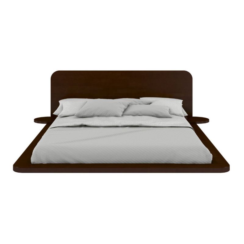 Łóżko lewitujące bukowe JAPANDIC 180x200 palisander 1 szt.