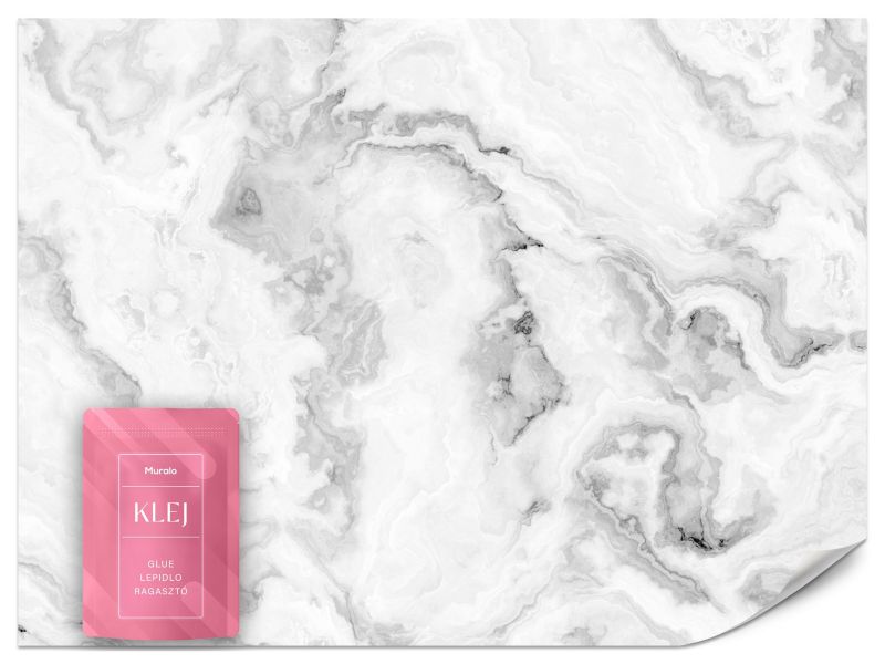 Fototapeta Muralo Szary Marmur Abstrakcja Do Sypialni 250x175 cm 1szt.