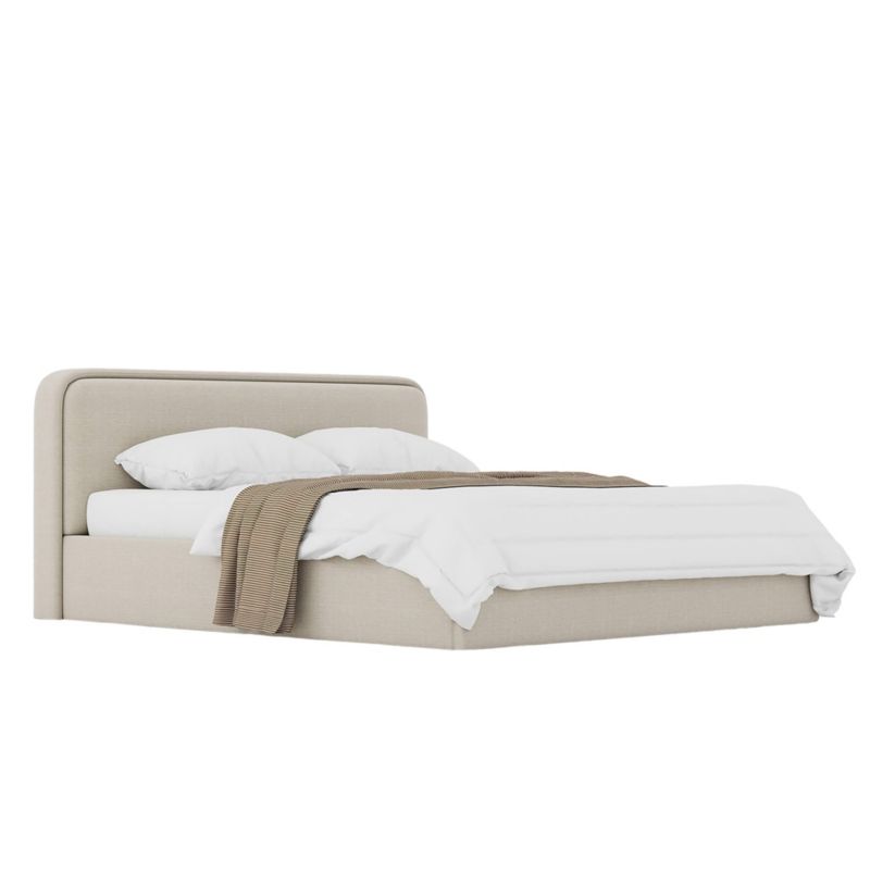 Łóżko Tapicerowane GRAND 140x200 Stelaż Pojemnik Na Pościel Wind 05 1 szt.