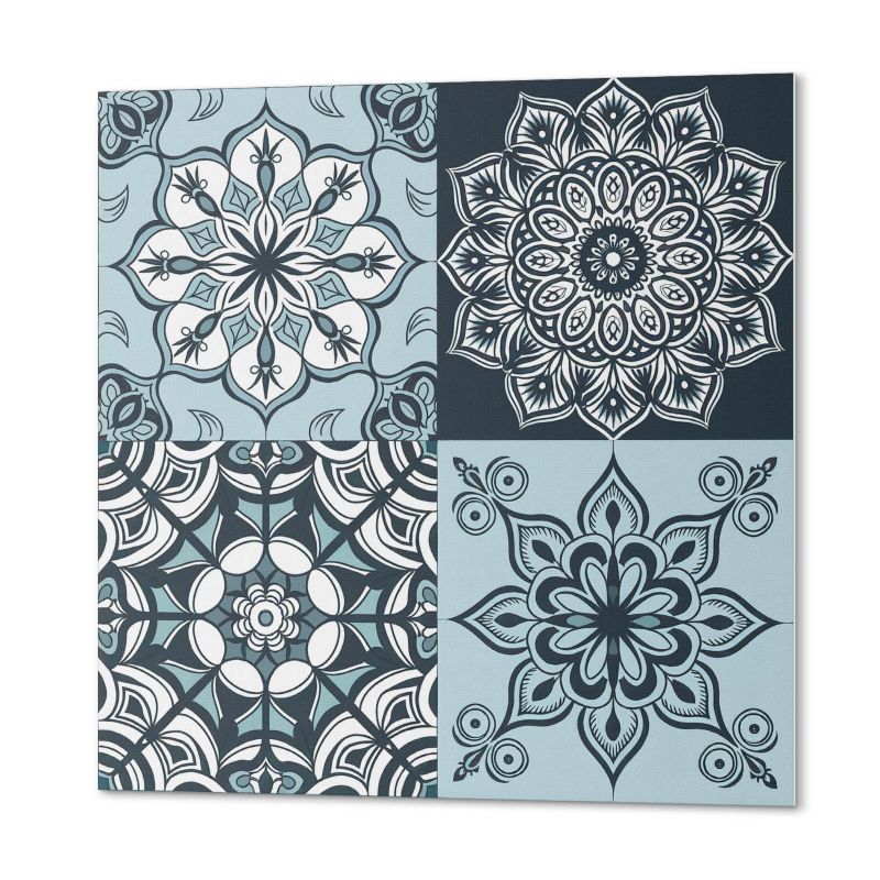 Komplet Kafelków PCV ArtPrintCave 20x20 cm Wzory mandali w siatce 20 szt.