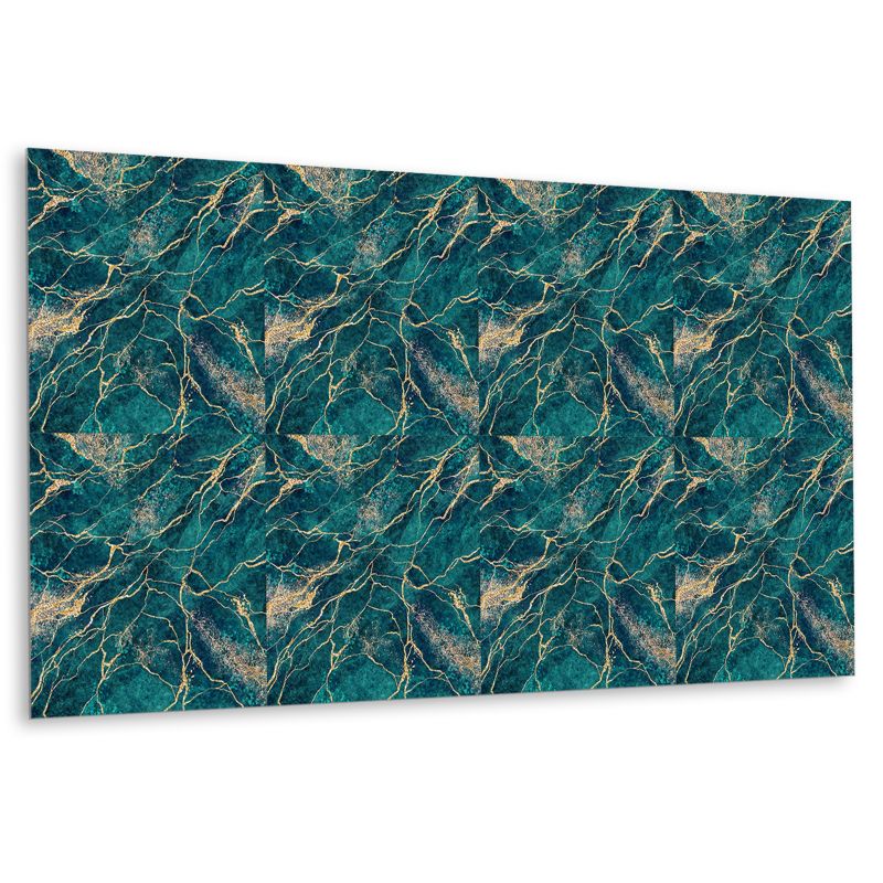 Panel samoprzylepny Tulup 100x50 cm Zielony malachit 1 szt.