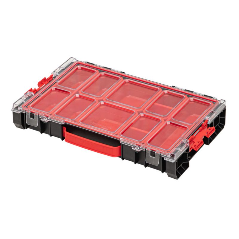 Organizer Qbrick System pro z 8 regulowanymi przegródkami i pokrywą z poliwęglanu 1 szt