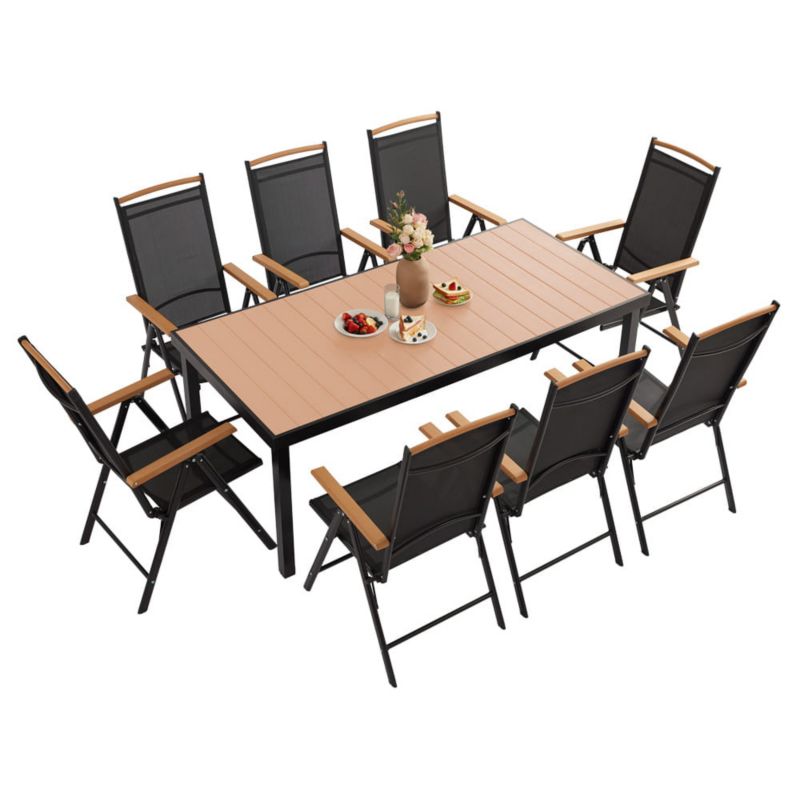 Zestaw mebli ogrodowych Mirpol dla 8 osób z aluminiową ramą 1 szt.