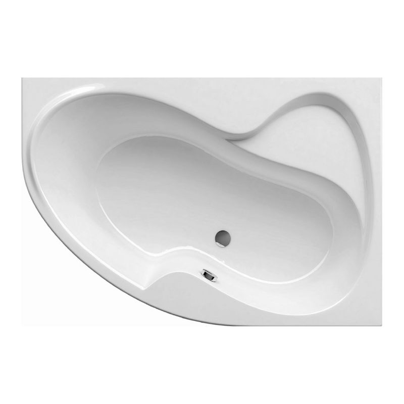 Akrylowa wanna niesymetryczna Ravak Rosa II 160x105 P snowwhite 1szt