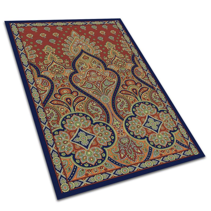 Dywan Na Zewnątrz Tulup 120x180 cm Wodoodporny, Lekki Indyjski retro styl 1 szt.