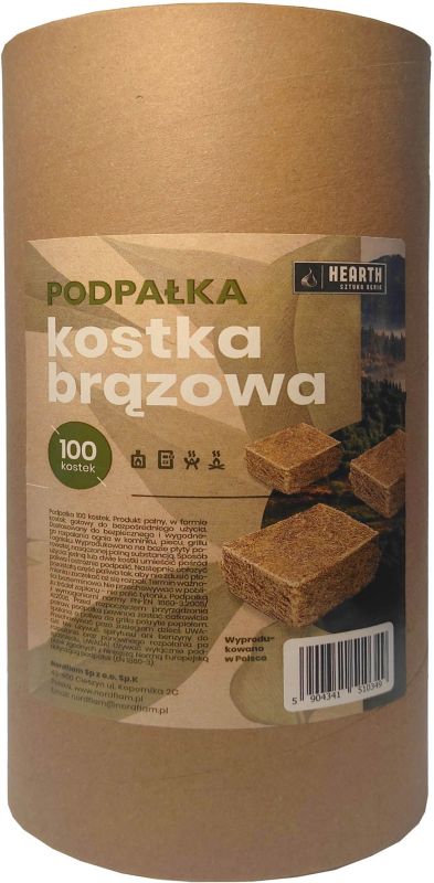 Rozpałka Hearth 100 kostek tuba