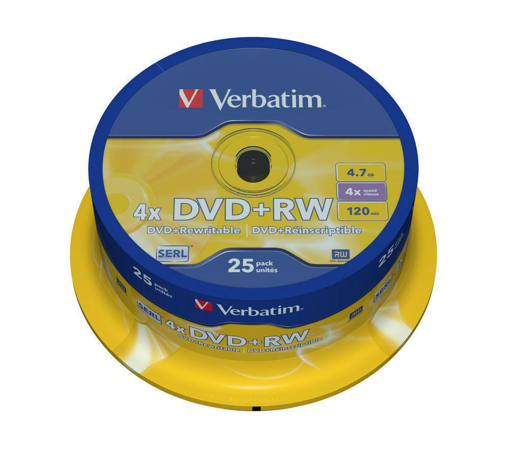 Verbatim DVD+RW x4 4,7GB c-25 43489 - Henryx24