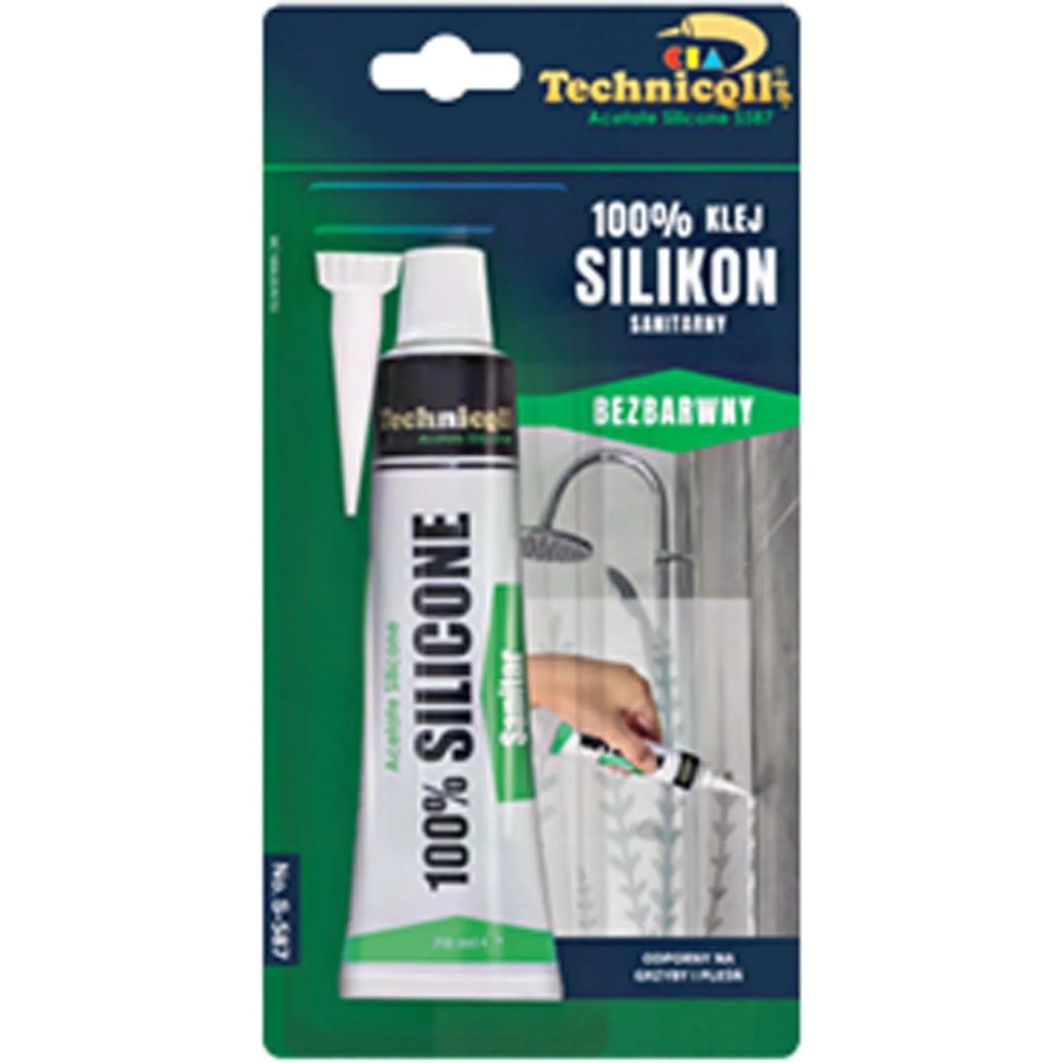 Technicqll Klej silikonowy sanitarny bezbarwny 70 ml