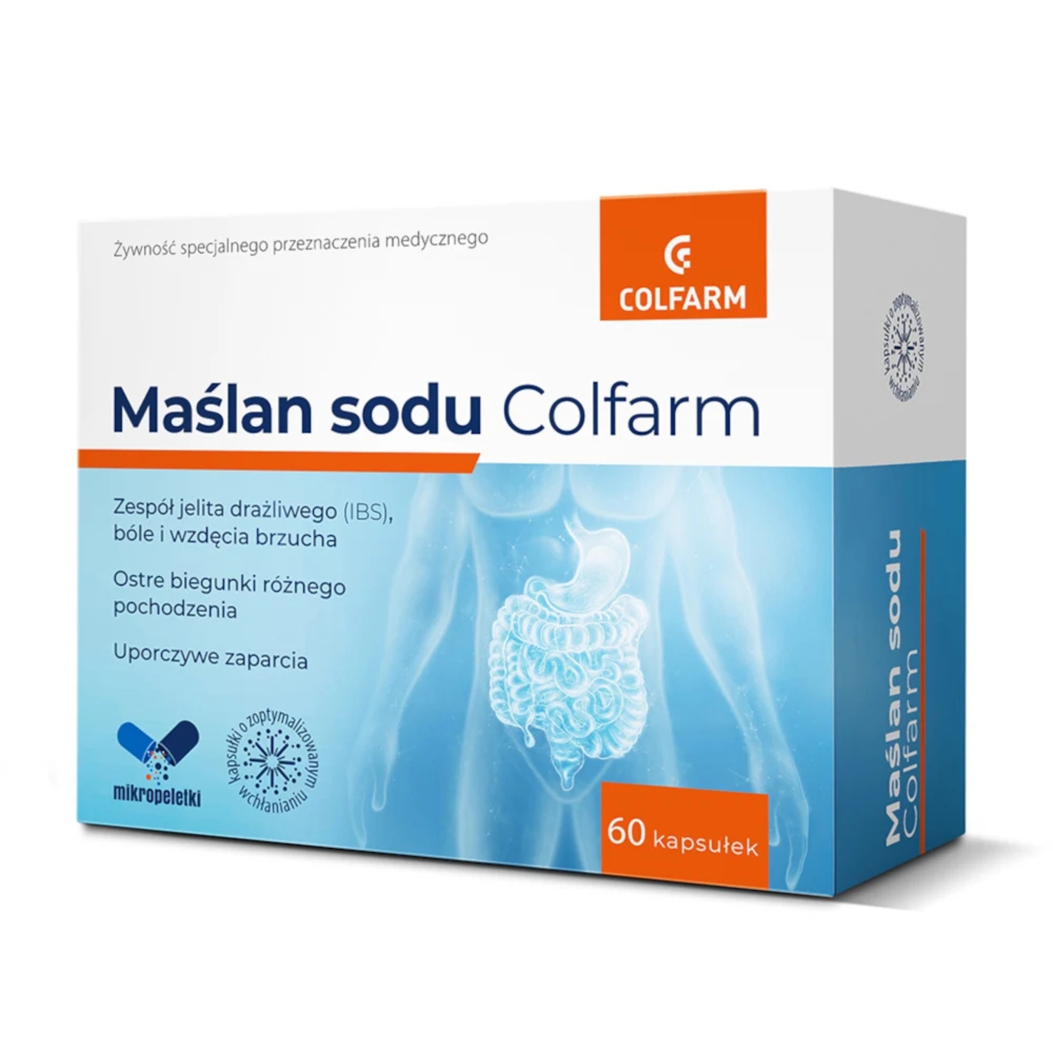 Colfarm - maślan sodu, 60 kapsułek