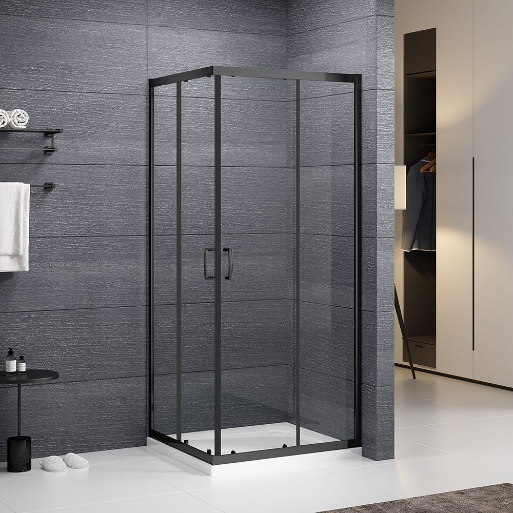 Roth Sundis Square Black kabina prysznicowa 80x80 cm czarny mat/szkło przezroczyste N0788 - Wysyłka w 24h