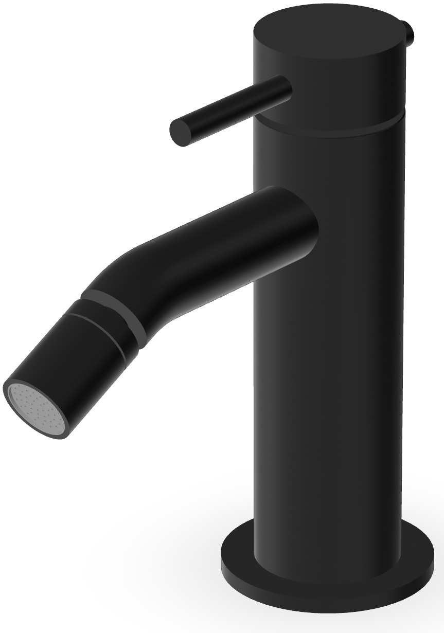 Zucchetti Helm bateria bidetowa stojąca czarna ZHE378.XP81