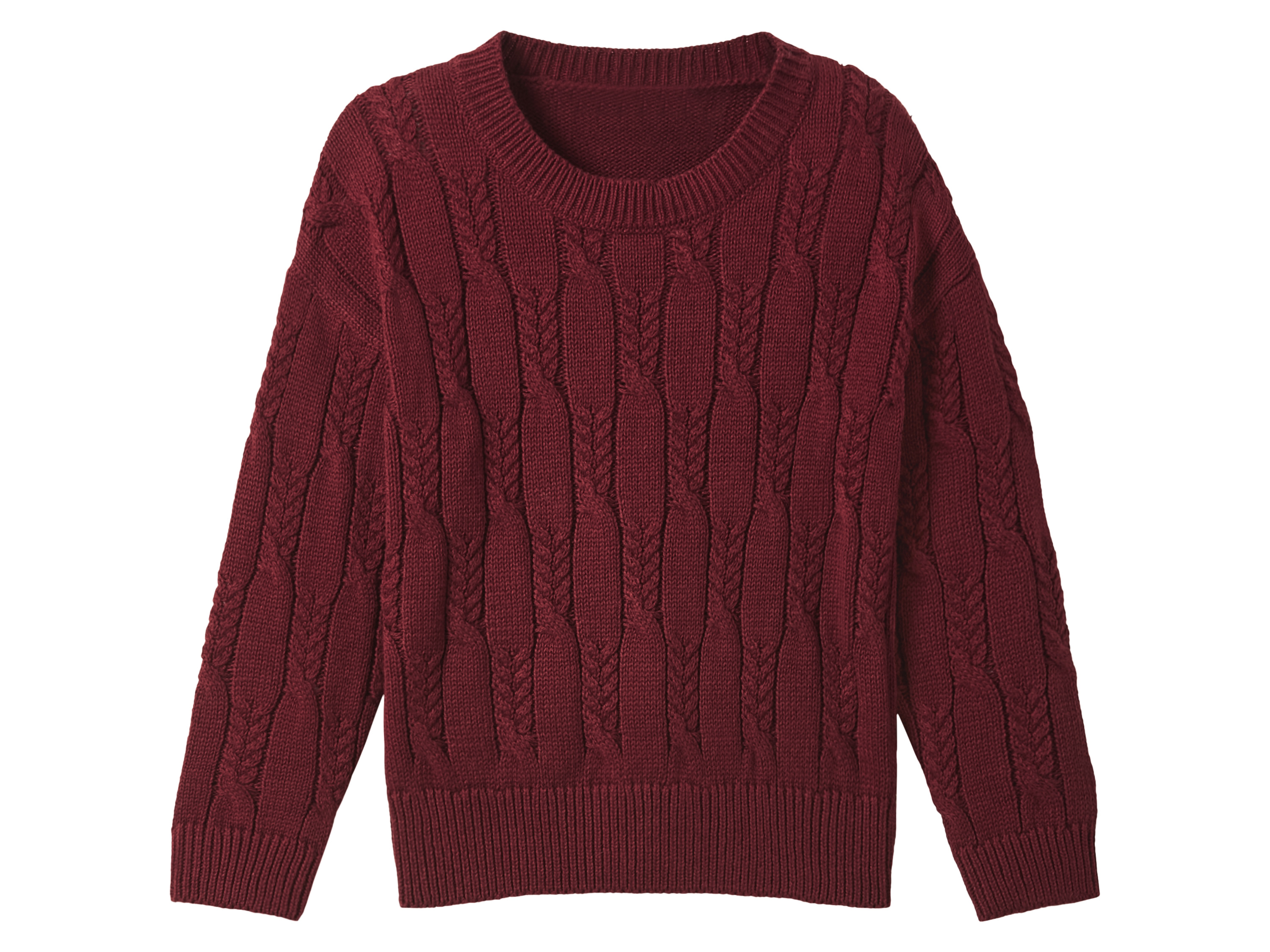 lupilu Sweter dziecięcy z bawełny Czerwony, 122/128