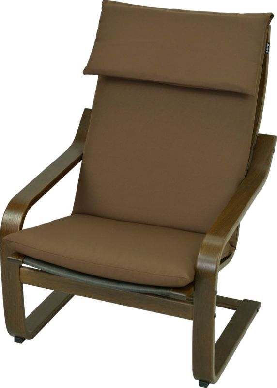 Poduszka na fotel IKEA AMPO brązowy gładki na suwak 1 szt.