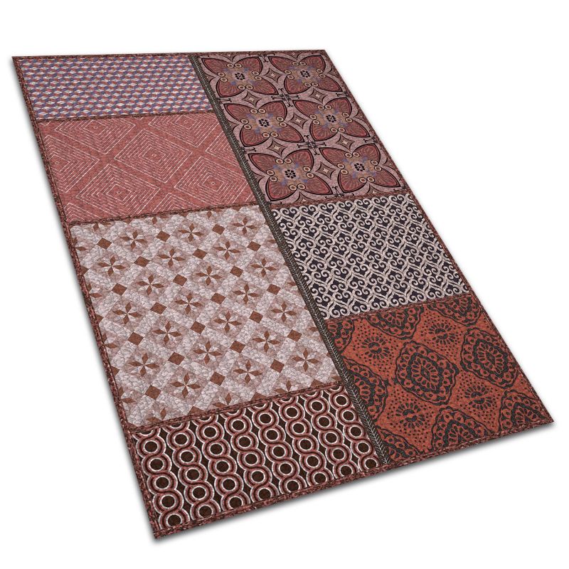 Winylowy Dywan Tarasowy Tulup 100x150 cm Balkon Ogród Patio Mieszanka stylów 1 szt.