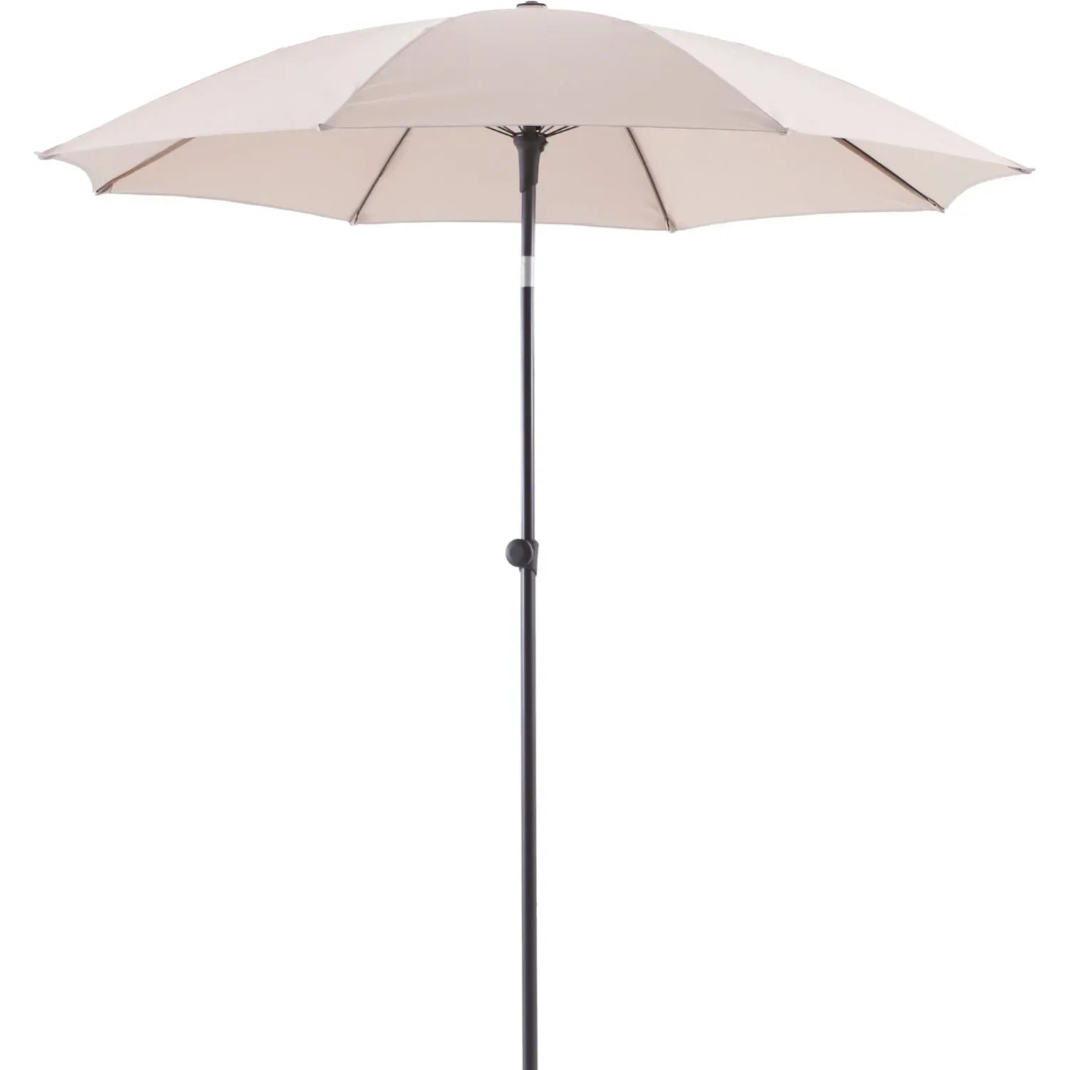Parasol ogrodowy HERMOSA beżowy - śr. 200 cm