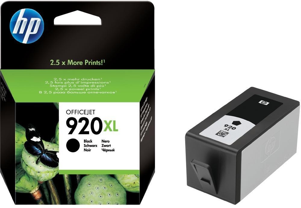 Tusz HP 920XL (CD975AE), 1200 stron, black (czarny)