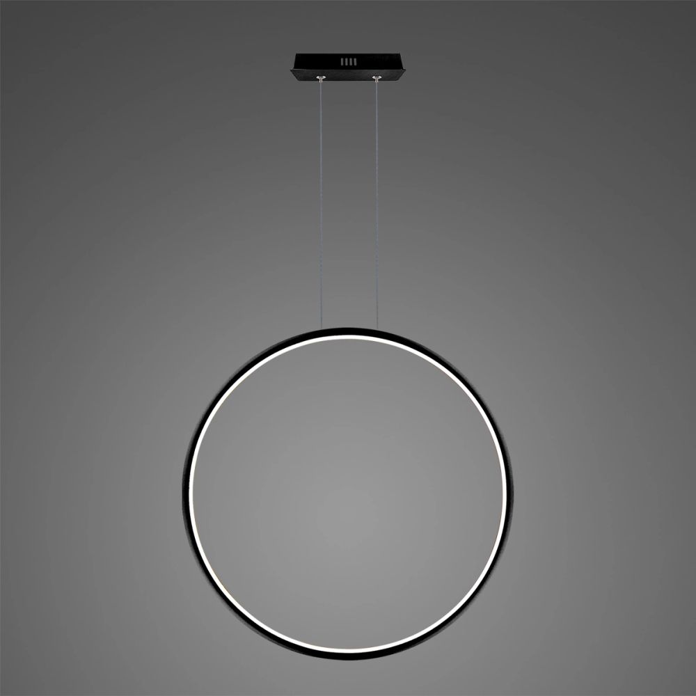 Altavola Design Ledowe Okręgi lampa wisząca 1x38W LED czarny LA073/X_100_in_3k_black