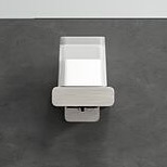 Geesa Shift dozownik do mydła 200 ml ścienny szczotkowana stal nierdzewna/szkło przezroczyste 919916-05