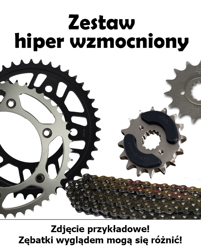 Suzuki dr 200 1996-2015 zestaw napędowy did hiper wzmocniony 4 7 7 1