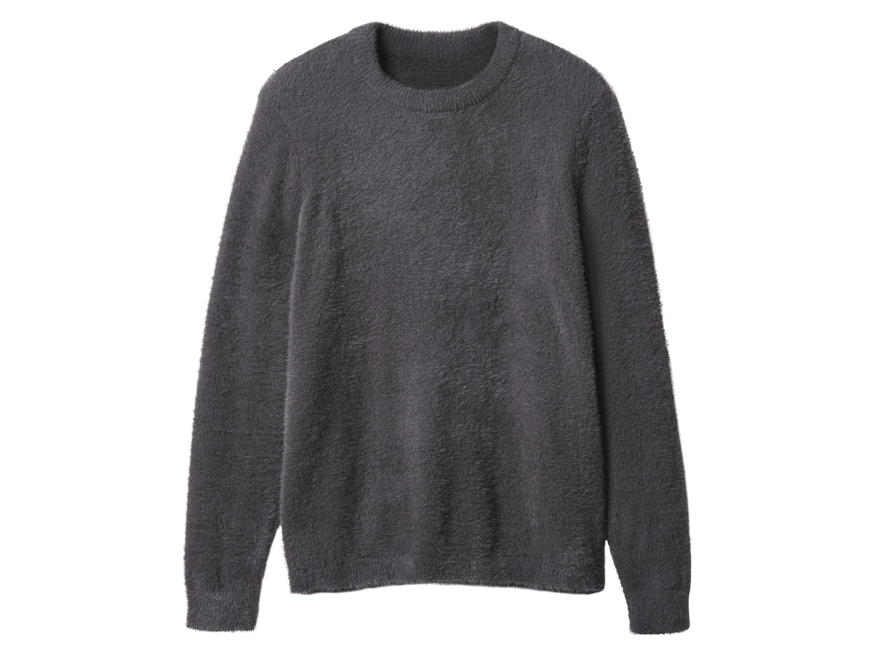 esmara Sweter pluszowy damski Antracytowy, S 36-38