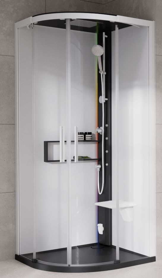 Darmowa Dostawa - Kabina z hydromasażem Novellini Glax G22R100M51HU