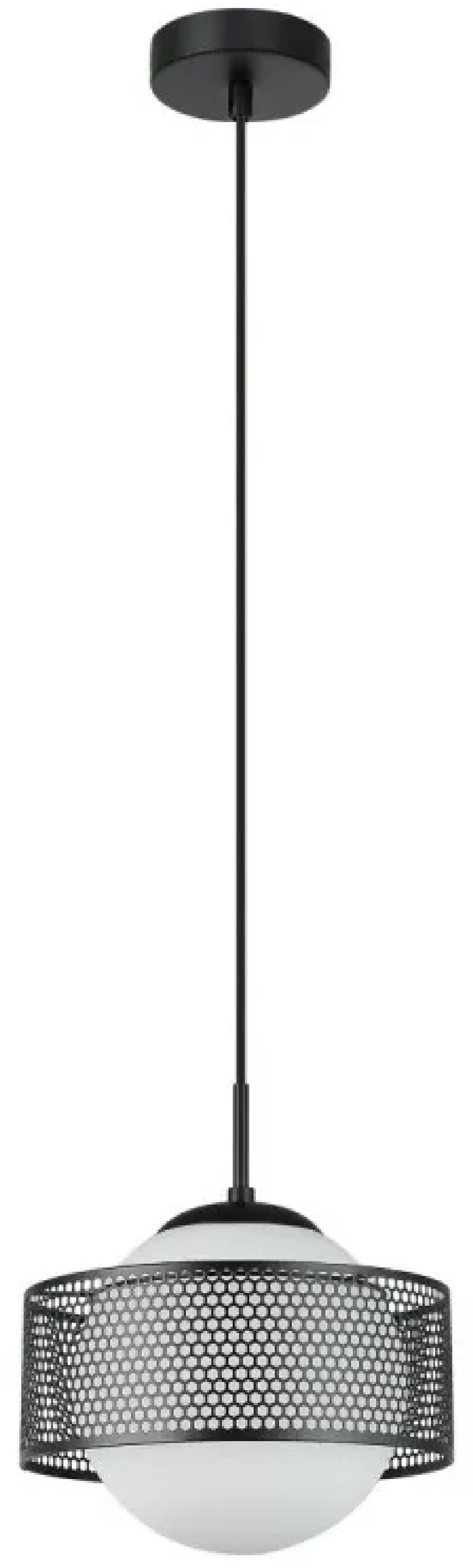 Darmowa Dostawa - Lampa wisząca 1x40 W czarna Italux Lomica PND554561LBK