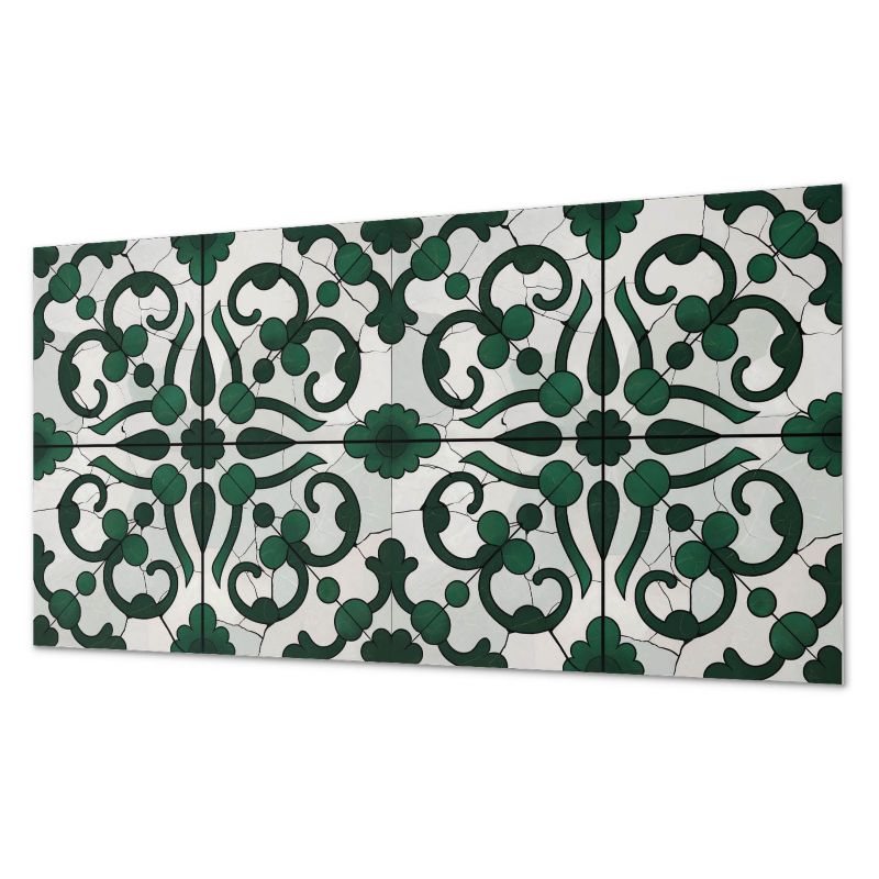 Ścienne Kafelki PCV ArtPrintCave 60x30 cm Wzór roślinny z ornamentami 6 szt.