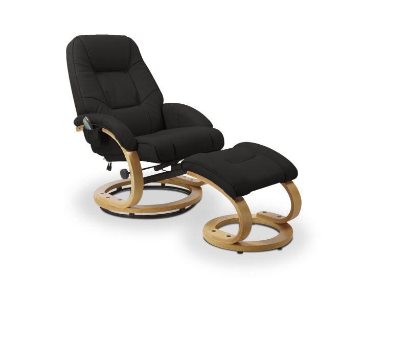 Fotel MATADOR czarny z funkcją relax HALMAR 1 szt.