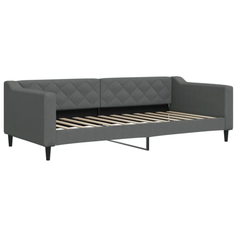 Sofa rozkładana WaszeMeble 90x200 cm Ciemnoszary tkanina WM-354162 1 szt.