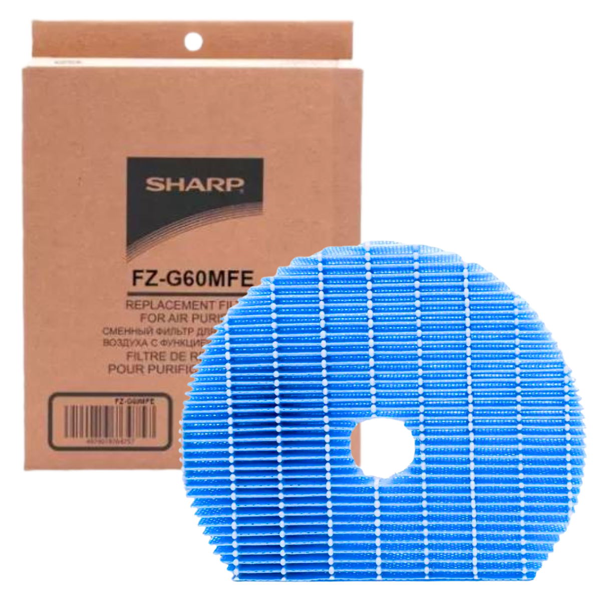 SHARP FZ-G60MFE (UZ-HG6MF) filtr nawilżający do oczyszczacza powietrza. Oryginalny filtr SHARP do serii KC-G oraz UA-HG.