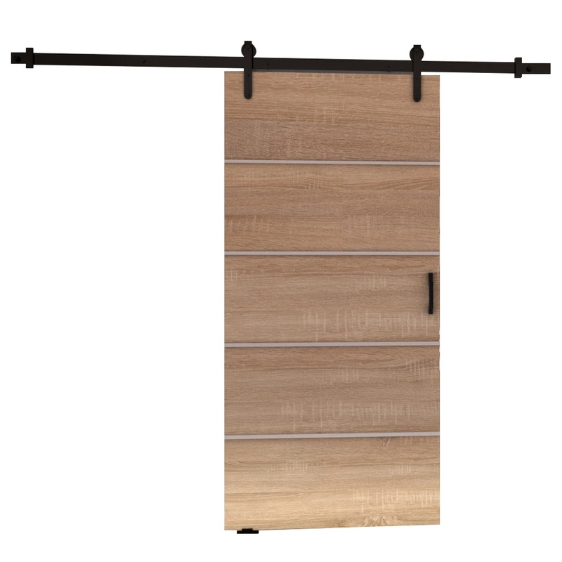 Drzwi przesuwne naścienne do pokoju 80 cm SEFAL dąb sonoma