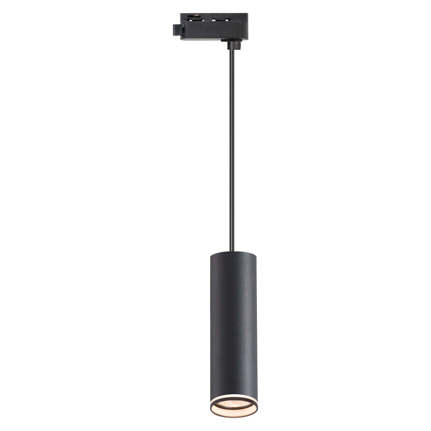 MiLAGRO Zwis Pipe Ring Track 1xGU10 10W czarny