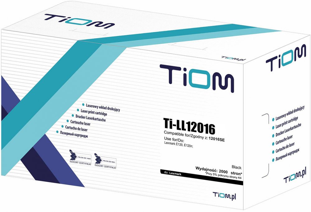 Toner Tiom Ti-LL12016 (12016SE), 2000 stron, black (czarny)