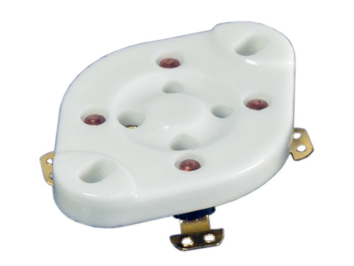 Ceramic tube socket 4pin GOLD 300b , 2a3 , 811