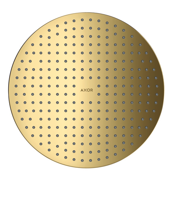 Axor ShowerSolutions deszczownica 30 cm podtynkowa okrągła złoty optyczny polerowany 35302990