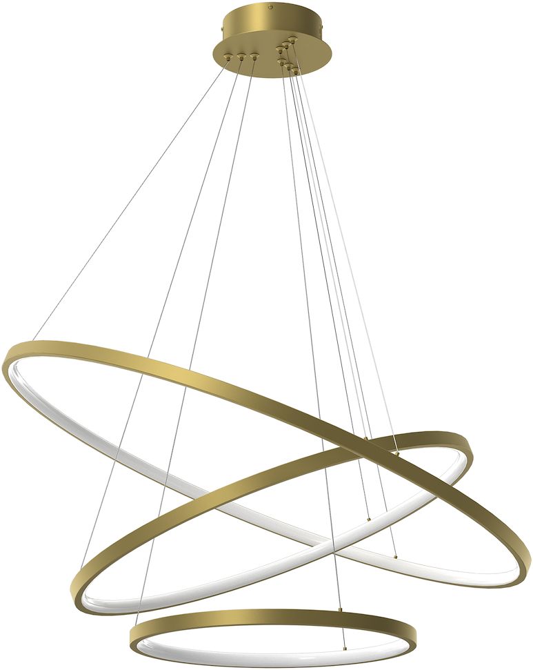Darmowa Dostawa - Lampa wisząca 1x93 W złota Milagro Hoop ML1547
