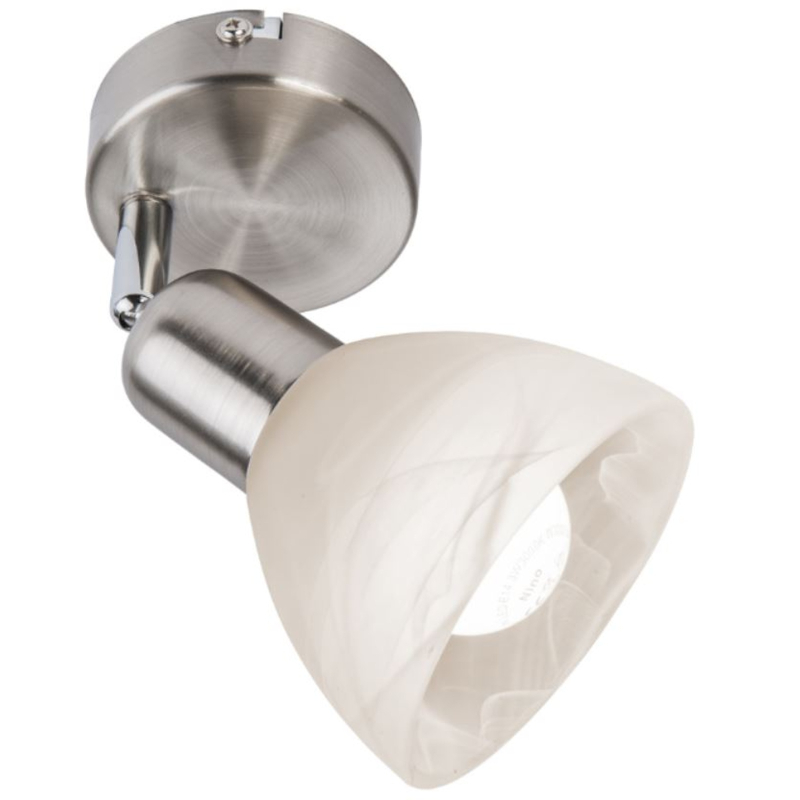 Darmowa Dostawa - Kinkiet 1x5 W biały-nikiel Globo Lighting Daytona 818901016X