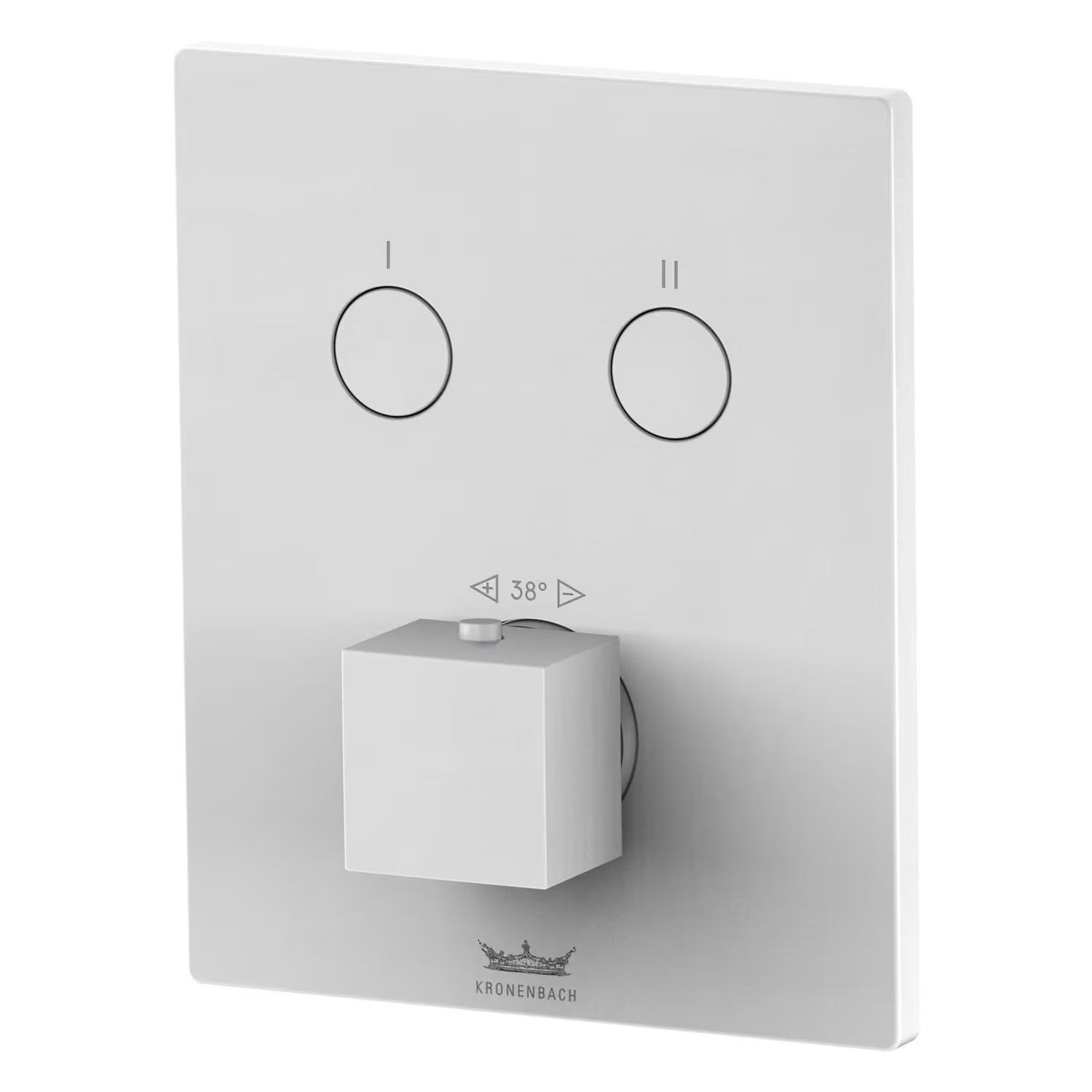 Darmowa Dostawa - Bateria wannowo-prysznicowa podtynkowa z termostatem biała Kronenbach Smart Push 19046002WM