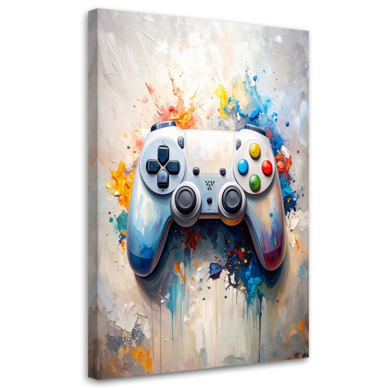 Obraz nowoczesny dla gracza Feeby Konsola Gamepad Kontroler 70x100cm 1szt