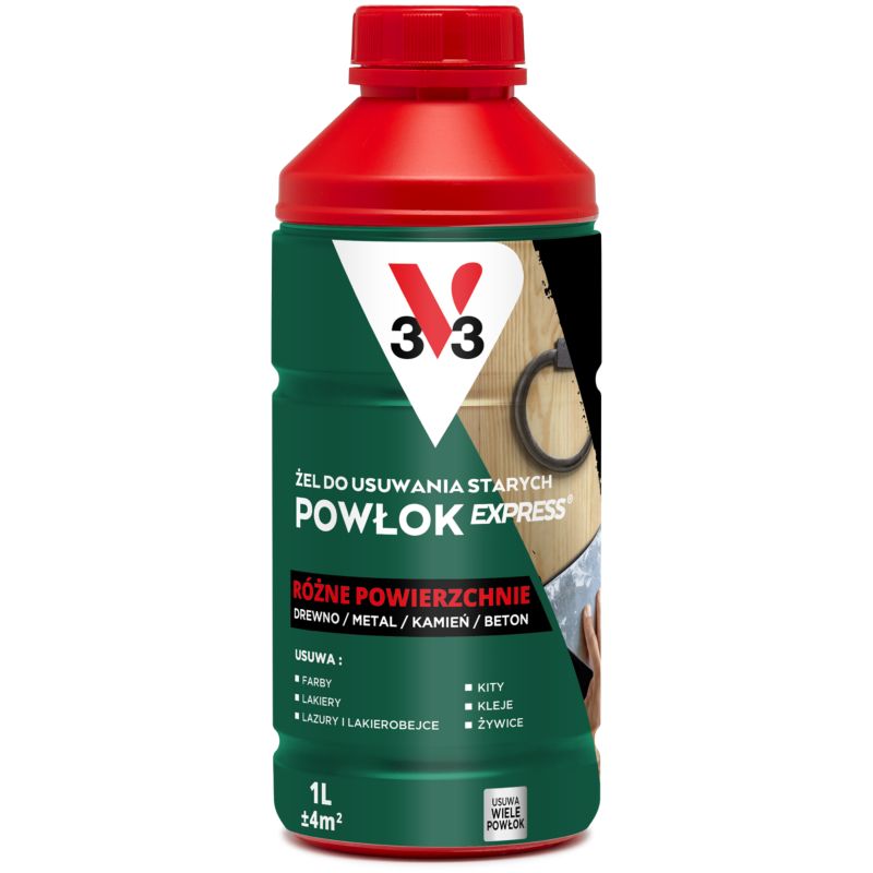 Środek do usuwania starych powłok farby V33 1 l