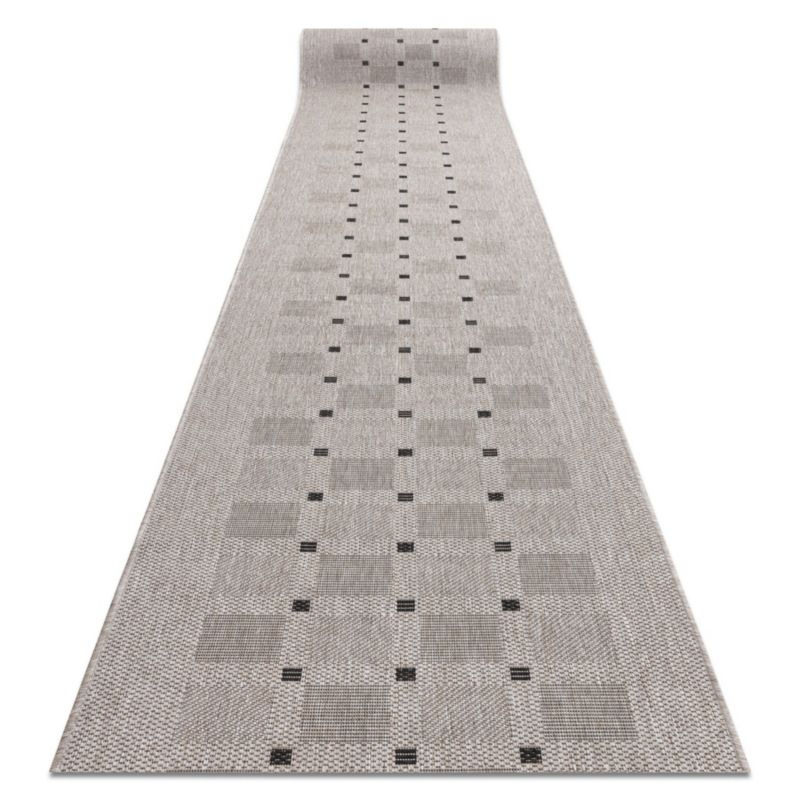 Chodnik RugsX 200x110 cm srebrny 243490 1 szt.