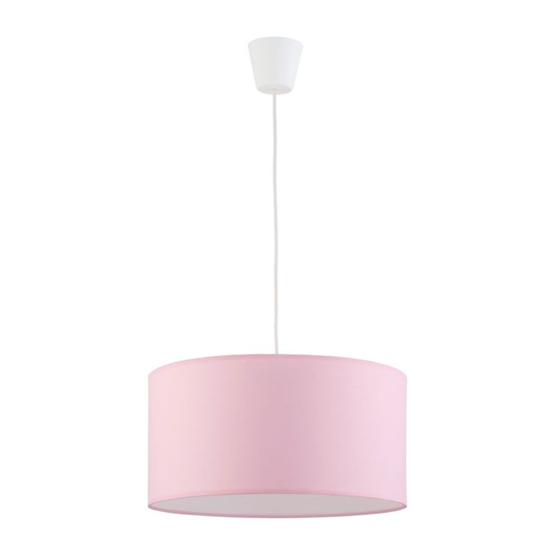 Lampa sufitowa wisząca TK-Lighting Rondo biało-różowa wym: 115 x 40 x 40 cm 1xE27 x 1 szt.