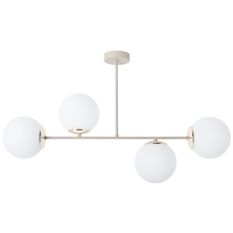 Lampa sufitowa wisząca Light Home LH Siena 4x E14 kaszmirowy/złoty 1szt.