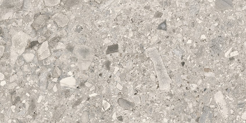 Opoczno Terrazzo Stone płytka ścienno-podłogowa 59,8x29,8 cm jasny szary
