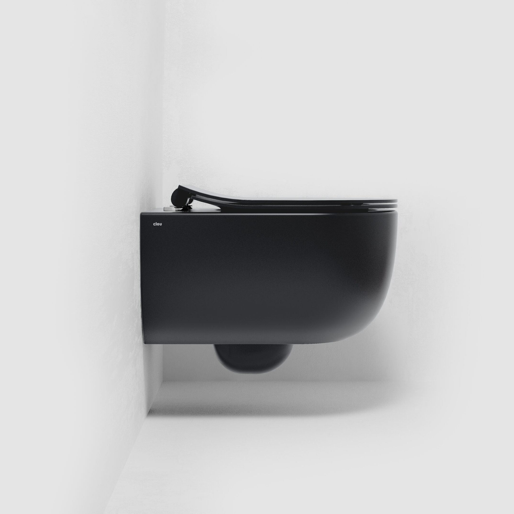 Clou Hammock miska WC wisząca bez kołnierza czarny mat CL/04.01070.21