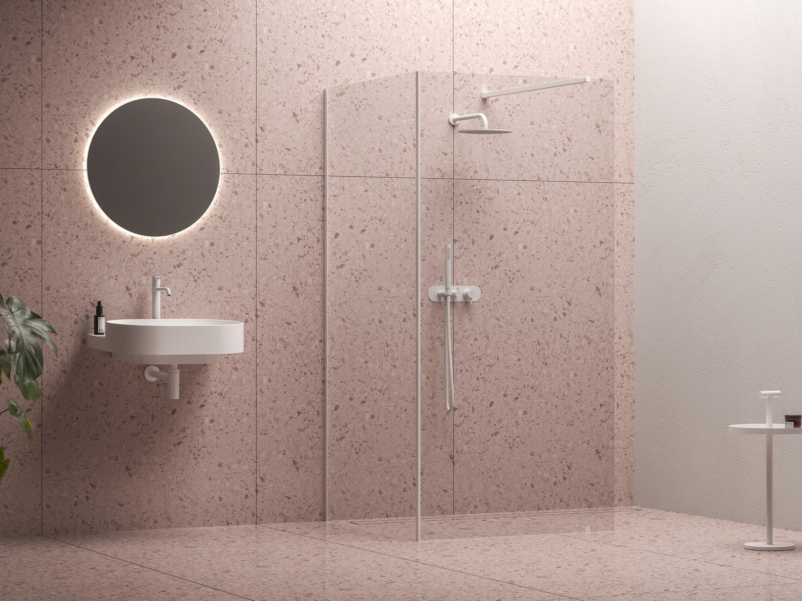 Darmowa Dostawa - Komplet ścianek 120 cm biały mat/szkło przezroczyste Ravak Walk-In Corner GW1CG7E0SZ1