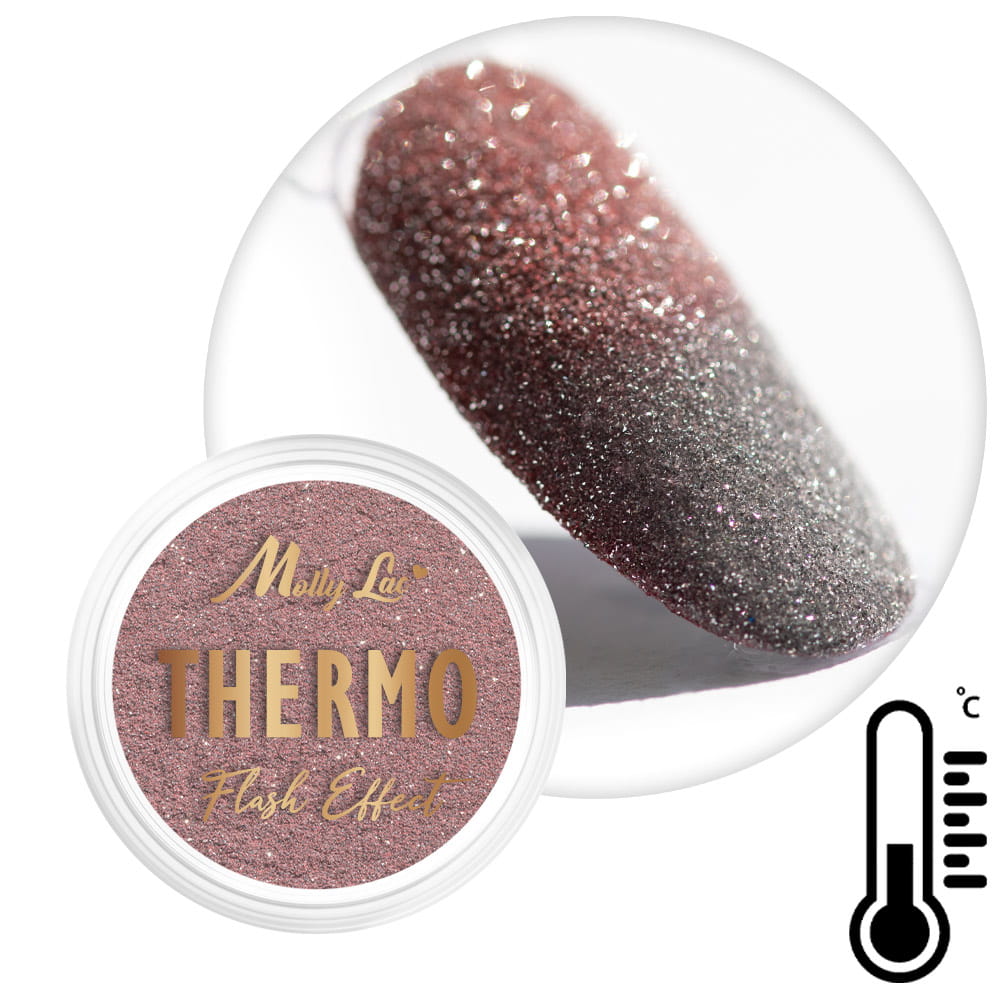 Pyłek do paznokci Thermo Flash Effect MollyLac 0,5 g Nr 1